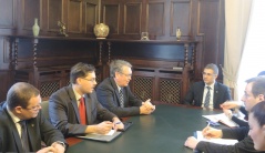 15 January 2014 The National Assembly Speaker in meeting with the Russian Ambassador to Serbia